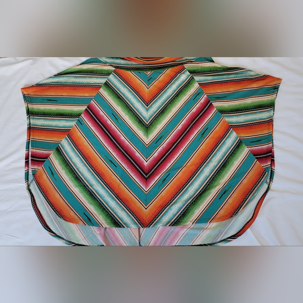 Double D Ranch - Multicolor Serape Pattern Skirt - Picture 9 of 10
